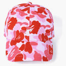 Bape Abc Camo Bapesta Panel Cap Pink