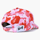 Bape Abc Camo Bapesta Panel Cap Pink