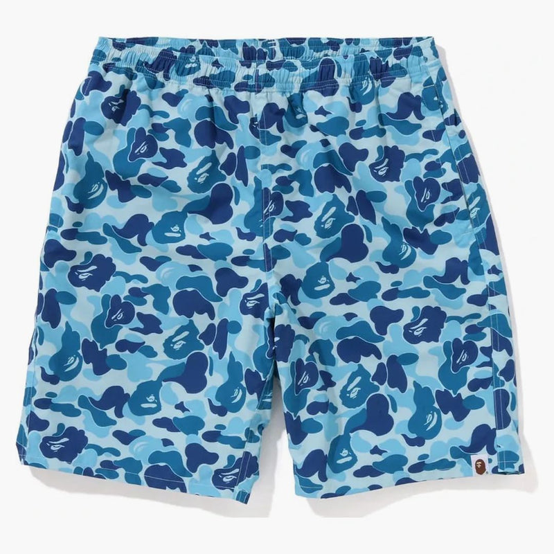 Bape Abc Camo Beach Shorts (SS23) Blue