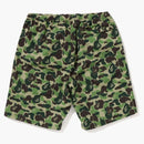 Bape Abc Camo Beach Shorts (ss23) Green