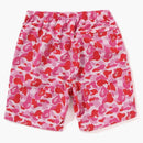Bape Abc Camo Beach Shorts (SS23) Pink