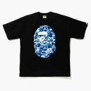 Bape Abc Camo Big Ape Head Relaxed Tee Black/blue