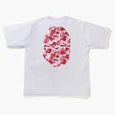 Bape Abc Camo Big Ape Head Relaxed Tea White/Pink