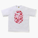 Bape Abc Camo Big Ape Head Relaxed Tea White/Pink