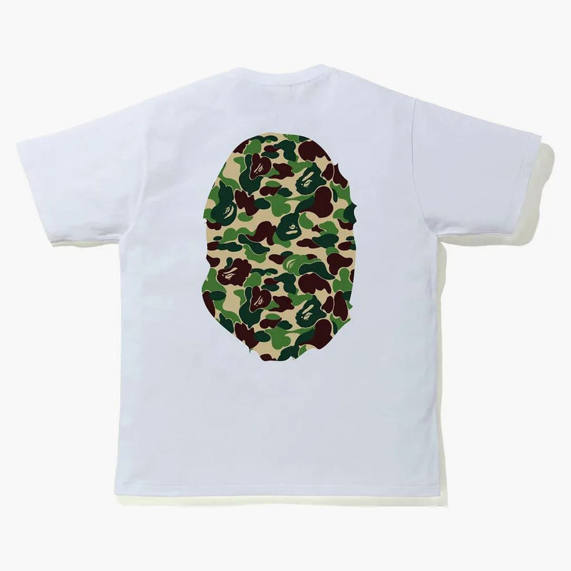 BAPE ABC CAMO BIG APE TEE WHITE/GREEN