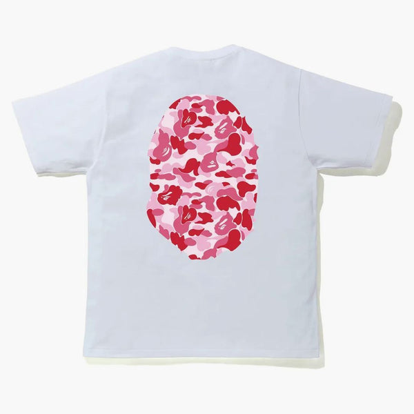 BAPE ABC CAMO Big Ape Tee White/Pink