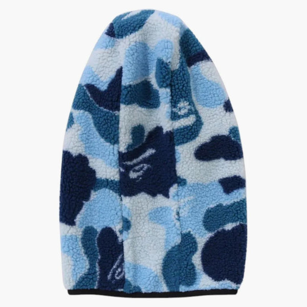 BAPE ABC CAMO BOA FLEECE BALACLAVA BLUE