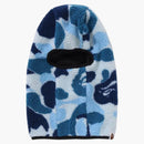 Bape Abc Camo Boa Fleece Balaclava Blue