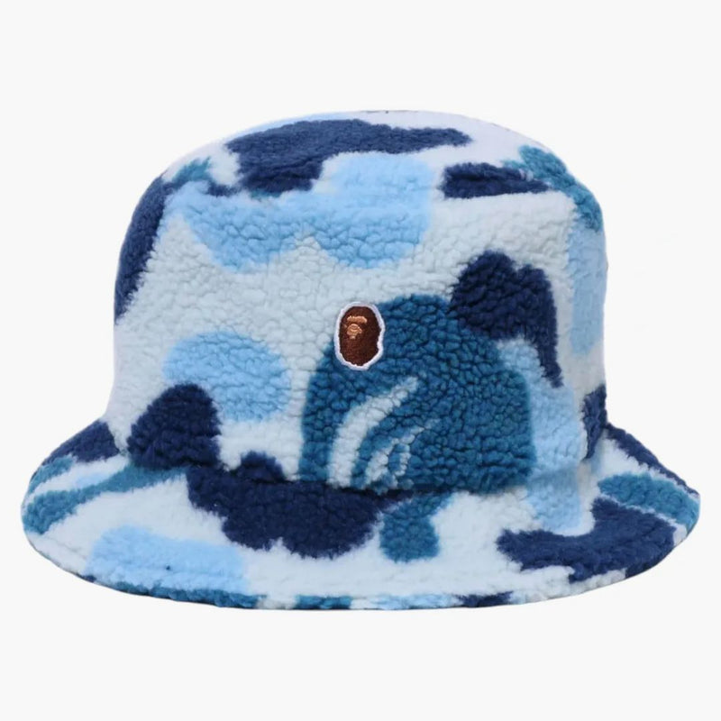 BAPE ABC CAMO BOA FLEECE BOLECET are albastru