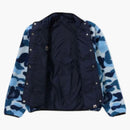 Bape Abc Camo Boa Ripstop Reversible Jacket Blue