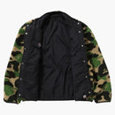 Bape Abc Camo Boa Ripstop Reversible Jacket Green