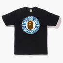 Bape Abc Camo Busy Works Tee Black/blue