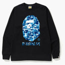 Bape Abc Camo By Bathing Ape L/s Tee (fw22) Black Blue