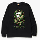 Bape Abc Camo By Bathing Ape L/s Tee (fw22) Black Green