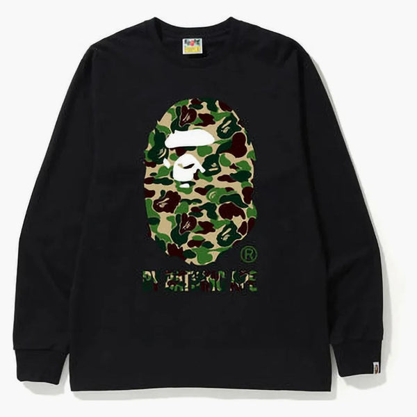 Bape Abc Camo by Bathing Ape L/S Tea (FW22) Black Green