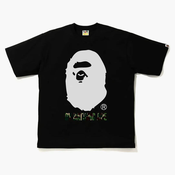 BAPE ABC camo da parte del bagno in forma rilassata tè nero/verde