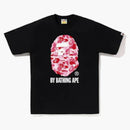 Bape Abc Camo By Bathing Ape Tee Black/pink