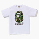 Bape Abc Camo By Bathing Ape Tee White/green