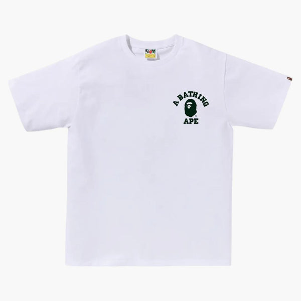 Bape Abc Camo College Ats Tee White/green