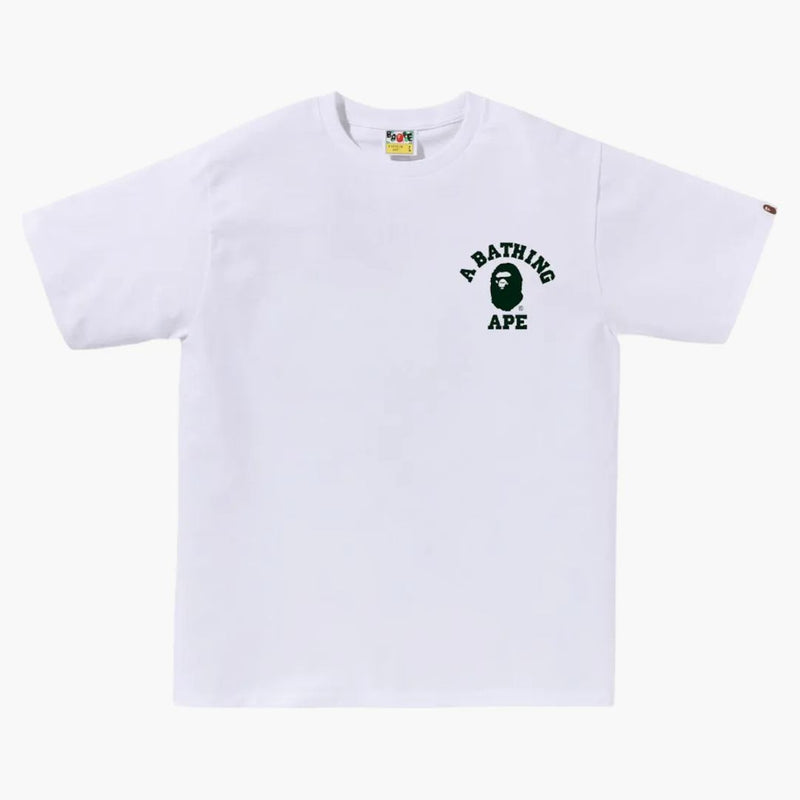 BAPE ABC CAMO COLLEGE ATS TEE VIT/GRÖN