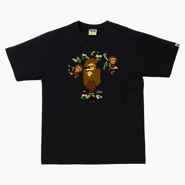 BAPE ABC CAMO College Milo Tea (FW21) Černá/zelená