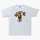 Bape Abc Camo College Milo Tee (fw21) White/green
