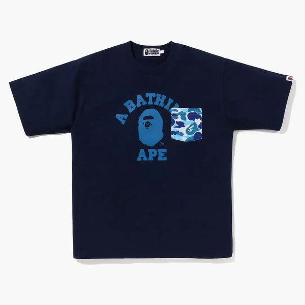 Bape Abc Camo College Pocket Relaxed Tea (SS23) Navy