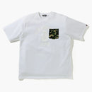 Bape Abc Camo College Relaxed Fit Pocket Tee White