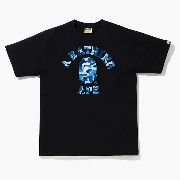 Bape Abc Camo College Tee (ss21) Black/blue