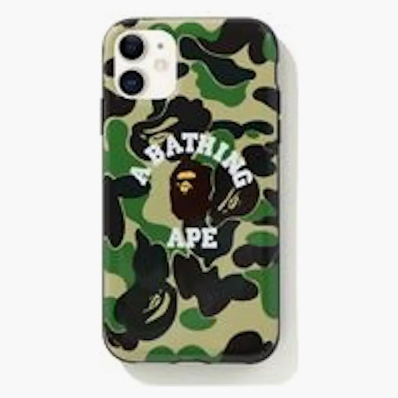 BAPE ABC CAMO COLLEGE iPhone 11 Caz verde