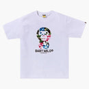 Bape Abc Camo Crazy Baby Milo Tee White