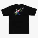 Bape Abc Camo Crazy Bape Sta Logo Tee Black