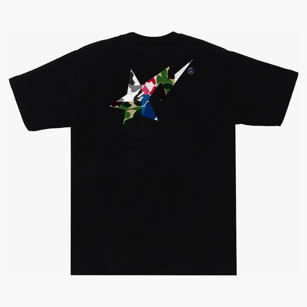 Bape Abc Camo Crazy Bape Sta Logo Tea Black