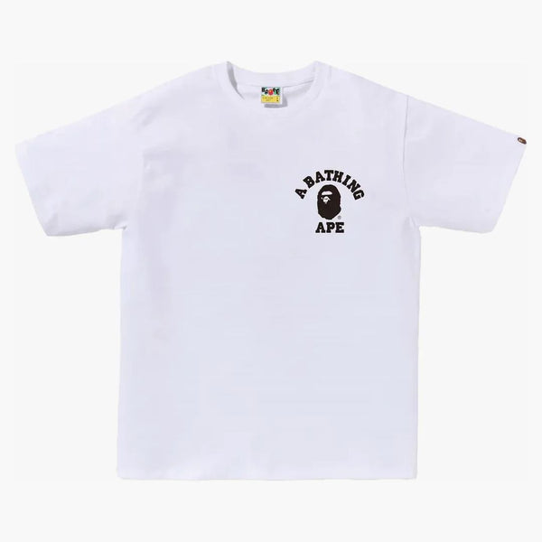 Bape Abc Camo Crazy College ATS TEE White
