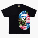 Bape Abc Camo Crazy Side Big Ape Head Tea Black
