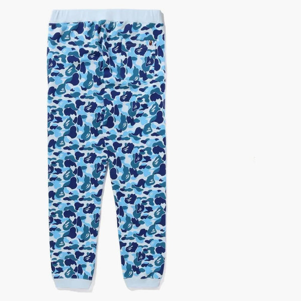 Bape Abc Camo Crystal Stone Sweat Pants Blue