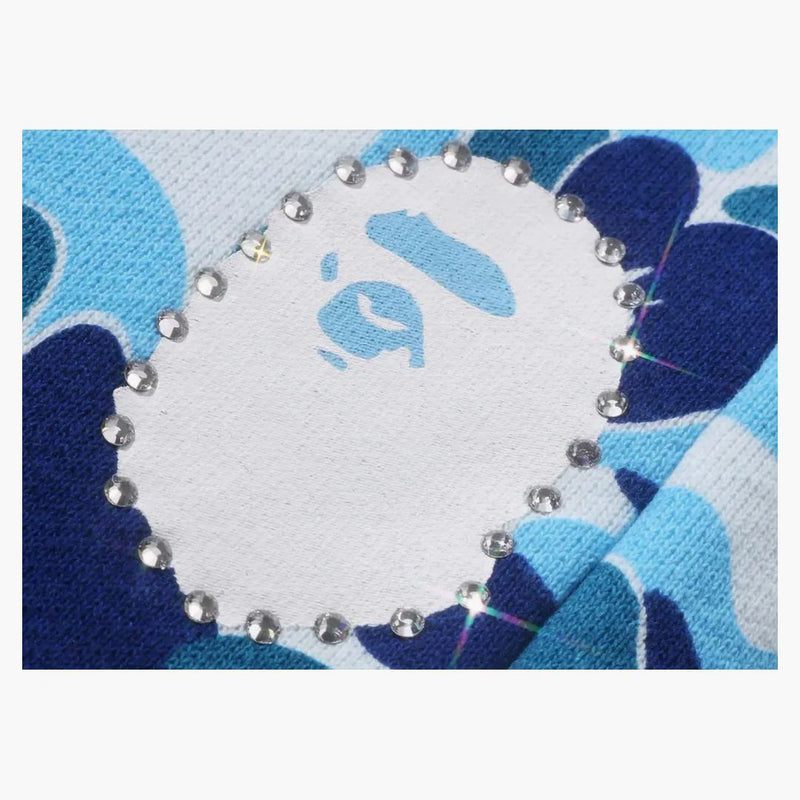 BAPE ABC CAMO CRISTAL PIEDRA DE PIEDRA AZUL