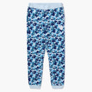BAPE ABC Camo Crystal Stone Sweat Pants Blue