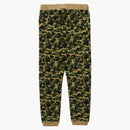 BAPE ABC CAMO CRISTAL PIEDRA Pantalones de sudor Verde