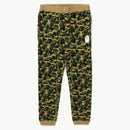 BAPE ABC CAMO CRISTAL PIEDRA Pantalones de sudor Verde