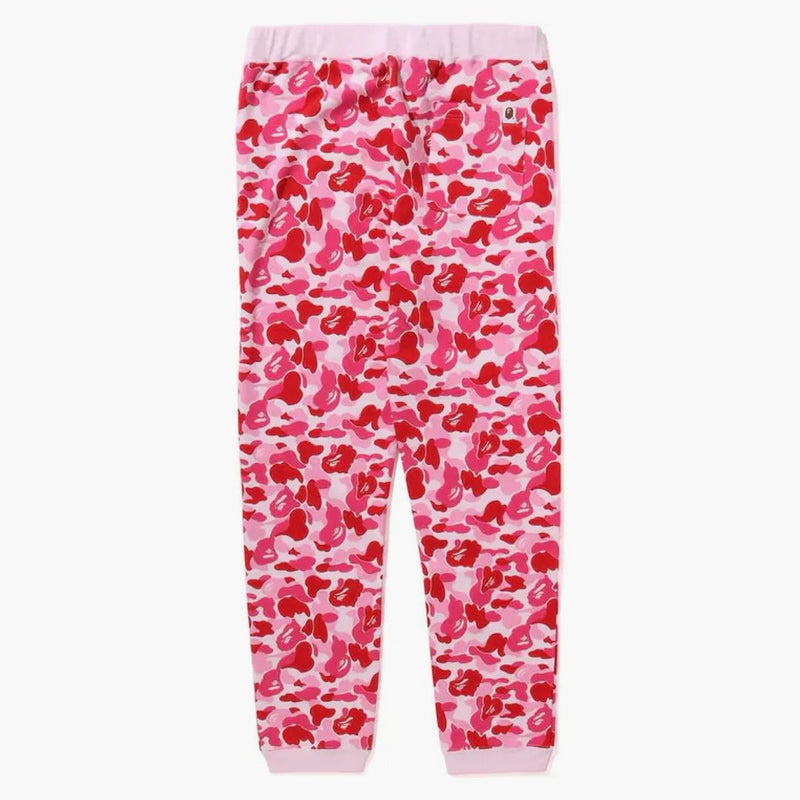 BAPE ABC CAMO CAMO CRYSTAL STONE SOP PANTS Růžové