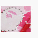 Bape Abc Camo Crystal Stone Sweat Pants Pink