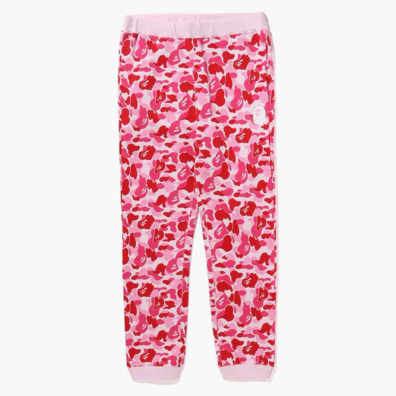 BAPE ABC CAMO CAMO CRYSTAL STONE SOP PANTS Růžové