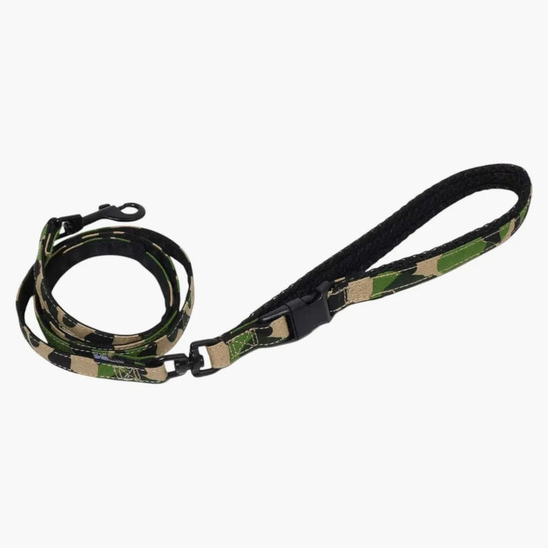 BAPE ABC CAMO PEG LEASH GREEN