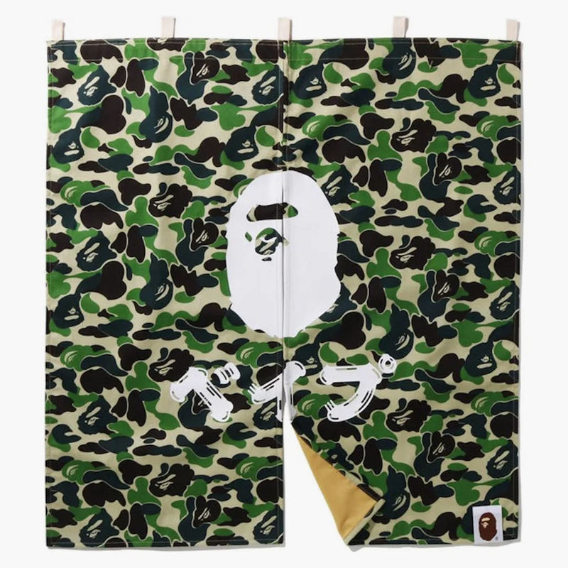 BAPE ABC CAMO Vstupní opona zelená