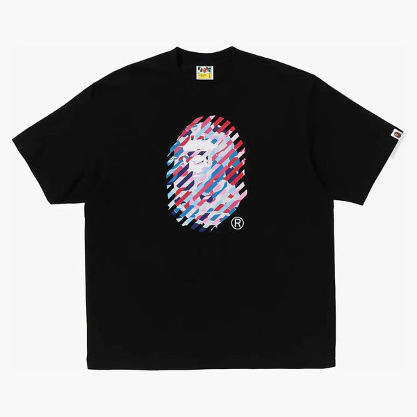 Bape ABC Camo Illusion Ape Head Tea Black