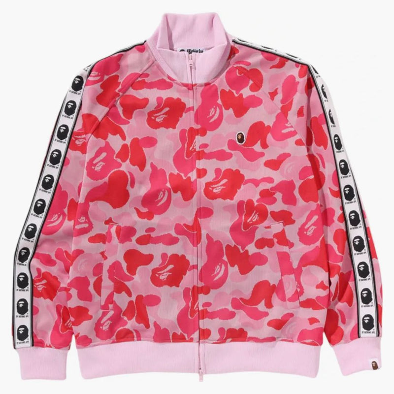 Bape Abc Camo Jacquard Track Jacket Pink