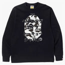 Bape abc camo japanese letters l/s tea black/gray