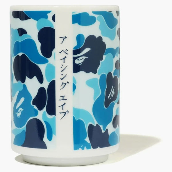 BAPE ABC CAMO Cupa de ceai japoneză albastră