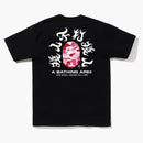 Bape Abc Camo Kanji Tee (ss22) Black Pink